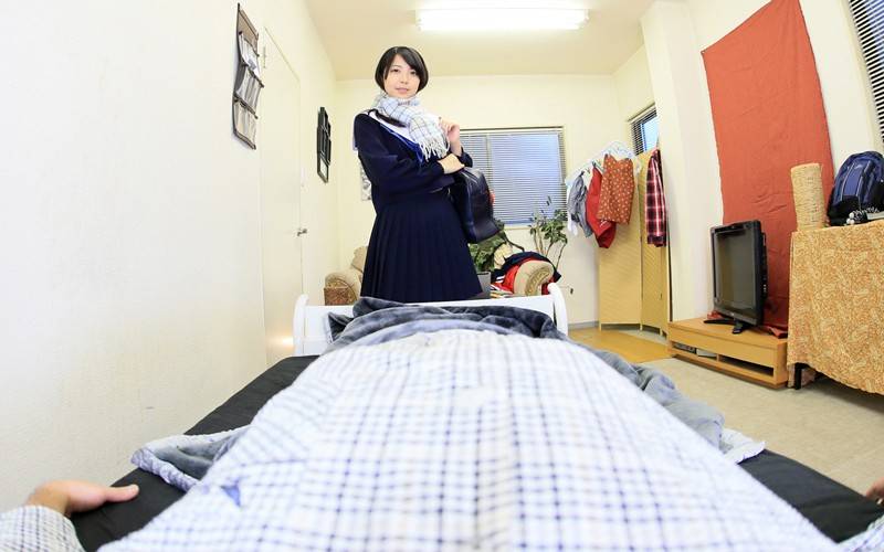 【VR】照れるほど見つめられる乳首いじり 有村みかこの画像